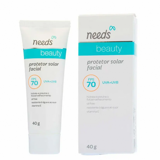 NEEDS BEAUTY PROTETOR SOLAR FACIAL OIL FREE FPS 70 (40G)
