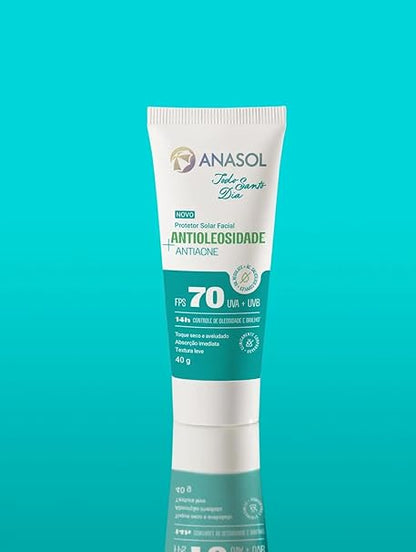 ANASOL TODO SANTO DIA PROTETOR SOLAR ANTIOLEOSIDADE ANTIACNE FPS 70 (40G)