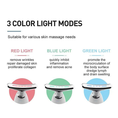MASSAGEADOR LED PORTÁTIL - FACIAL E PESCOÇO