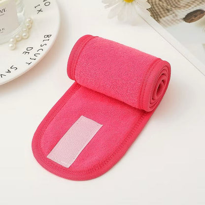 FAIXA DE CABELO PARA SKINCARE (TIARA DE TOALHA COM VELCRO)
