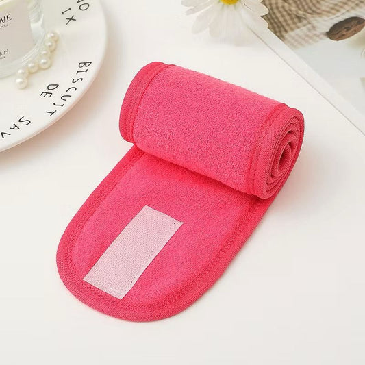 FAIXA DE CABELO PARA SKINCARE (TIARA DE TOALHA COM VELCRO)