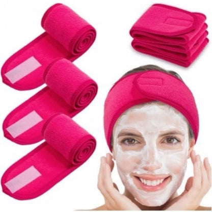 FAIXA DE CABELO PARA SKINCARE (TIARA DE TOALHA COM VELCRO)