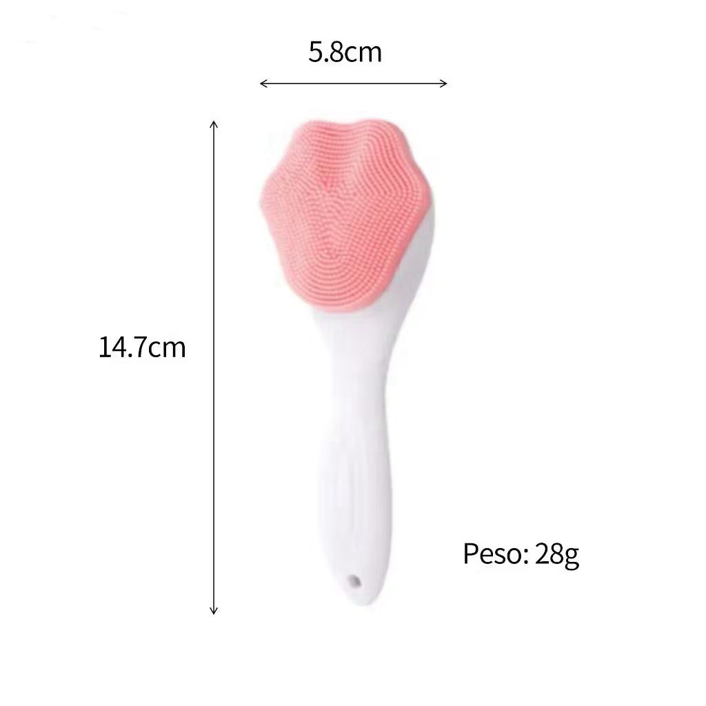 ESCOVA DE LIMPEZA FACIAL DE SILICONE – PATA DE GATO