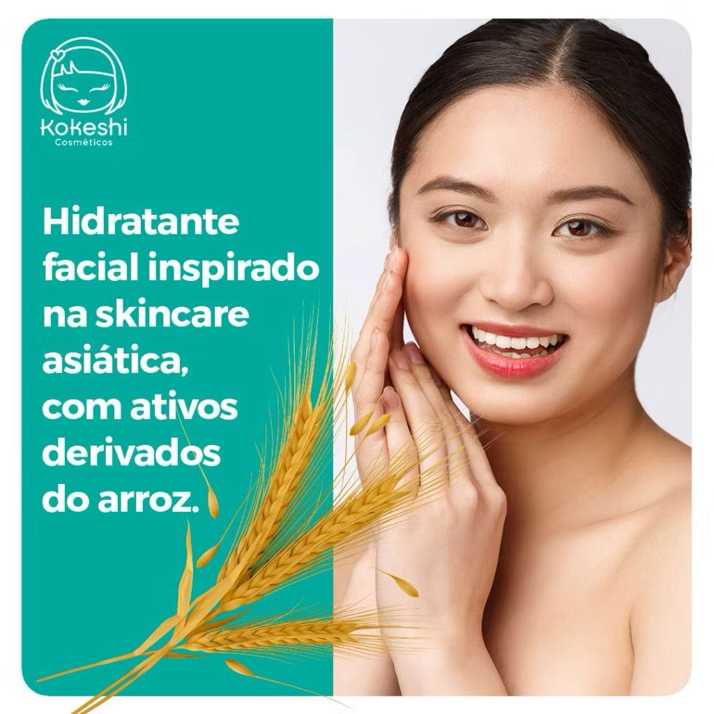 HIDRATANTE FACIAL - PELE DE PORCELANA KOKESHI (30G)