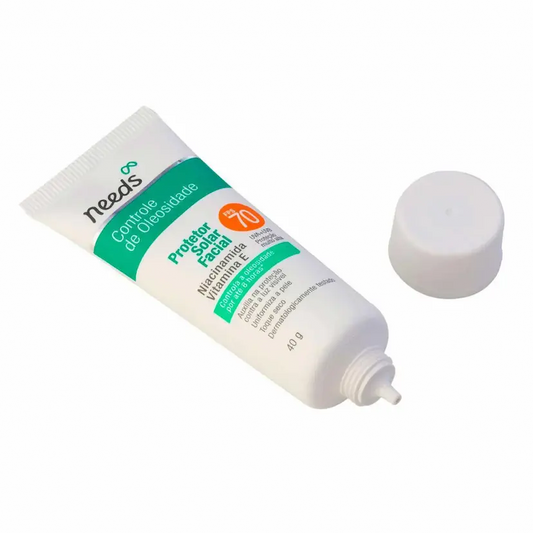 NEEDS PROTETOR SOLAR FACIAL CONTROLE DE OLEOSIDADE FPS 70 (40G)