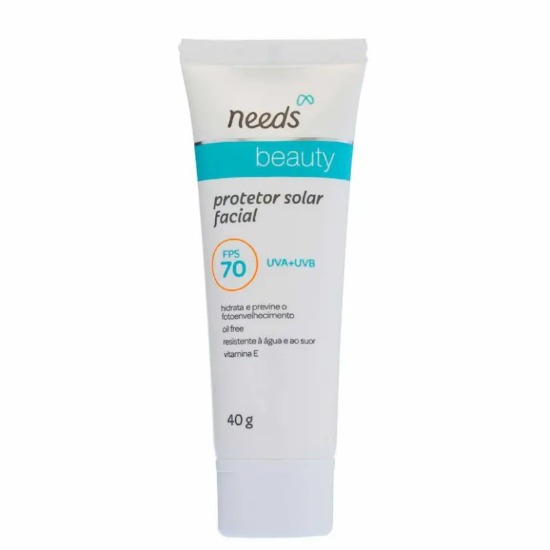 NEEDS BEAUTY PROTETOR SOLAR FACIAL OIL FREE FPS 70 (40G)