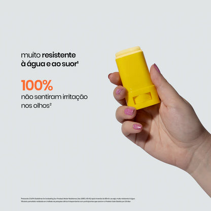PROTETOR SOLAR BASTÃO FPS 60 MUITO RESISTENTE - SALLVE (15G)