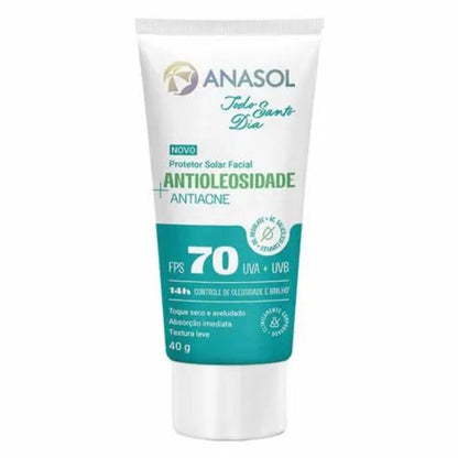 ANASOL TODO SANTO DIA PROTETOR SOLAR ANTIOLEOSIDADE ANTIACNE FPS 70 (40G)